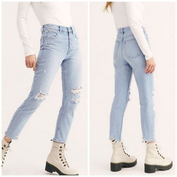 Free People Blossom Rigid High Rise Jeans - Picture 6 of 6